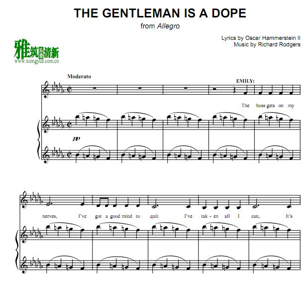 Allegro - The Gentleman Is a Dopeٰ   