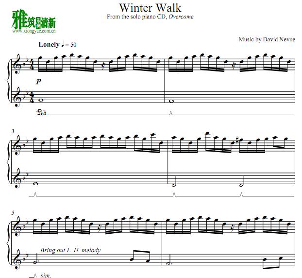 david nevue - winter walk