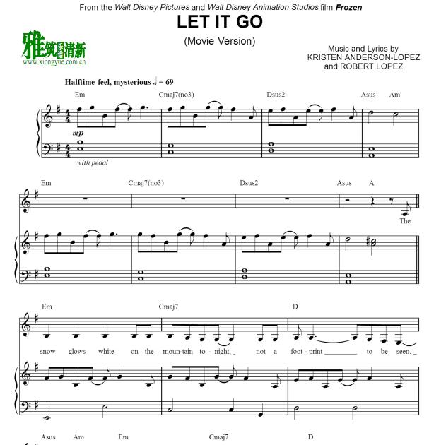 Let it go ٰ G