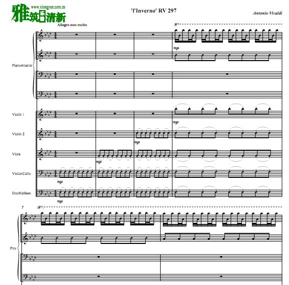 ά߶ ļ   l'Inverno RV297  