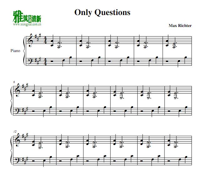 Max Richter - Only questions