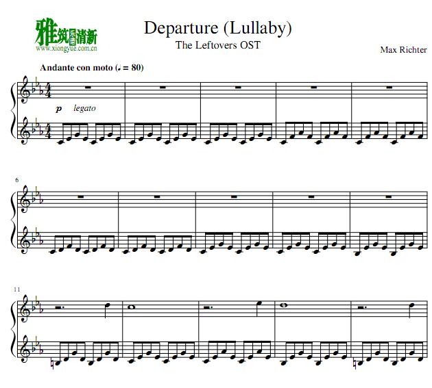 Max Richter - Departure (Lullaby)