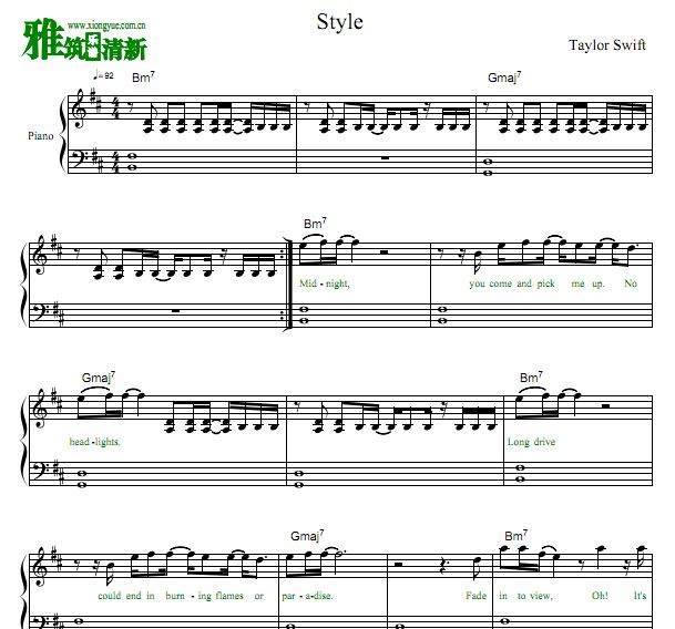 Taylor Swift - Styleٰ