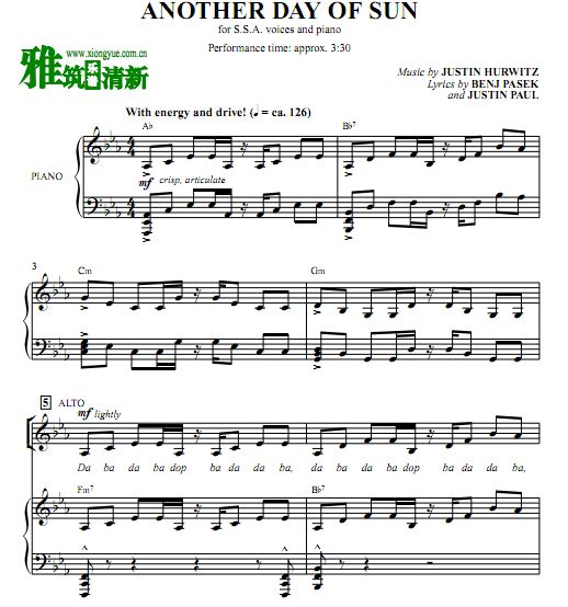 ֮ Another Day of Sun ϳ׸ٰ SSA