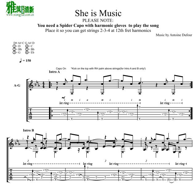 Antoine dufour - she is music 