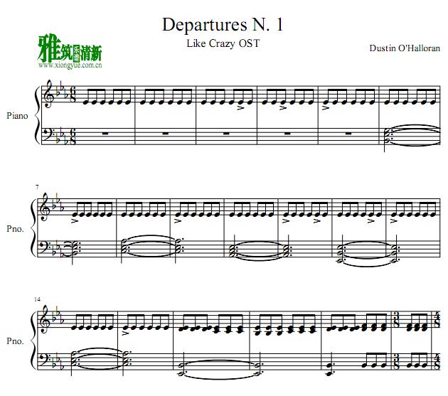 Dustin O'Halloran  departures n.1