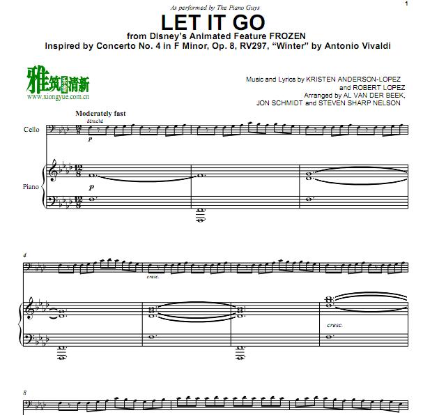  The Piano GuysLet It Goٸ