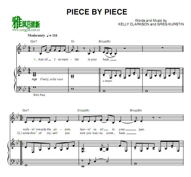 KELLY CLARKSON - Piece by Pieceٰ