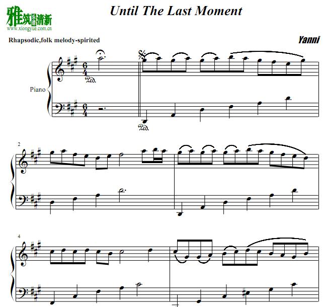  - Until The Last Moment