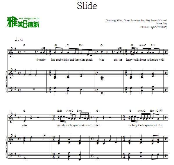 James Bay - Slide ٰ