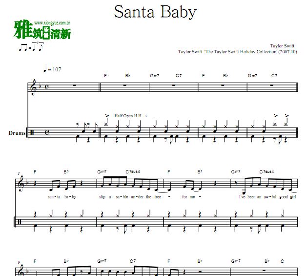 Taylor Swift - Santa Baby 