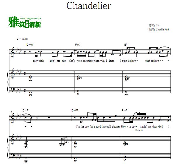 Charlie Puth Chandelierٰ