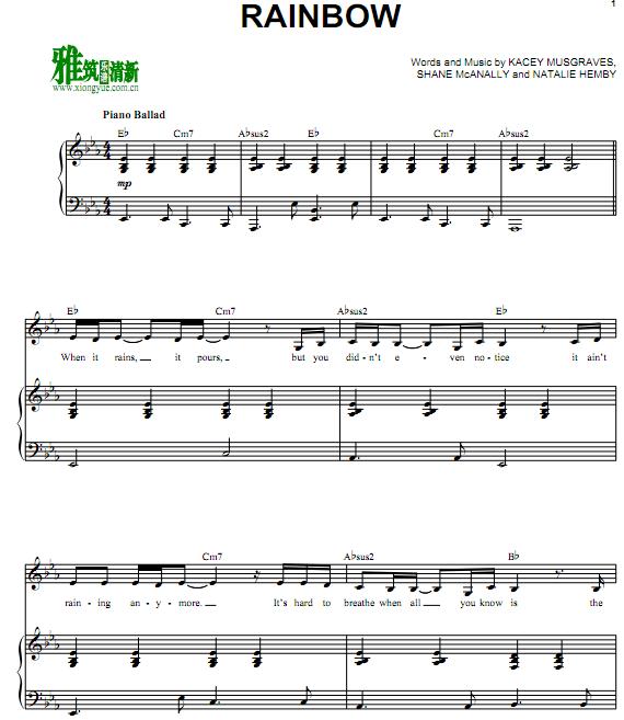 Kacey Musgraves - Rainbowٰ