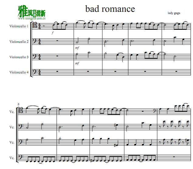 bad romance
