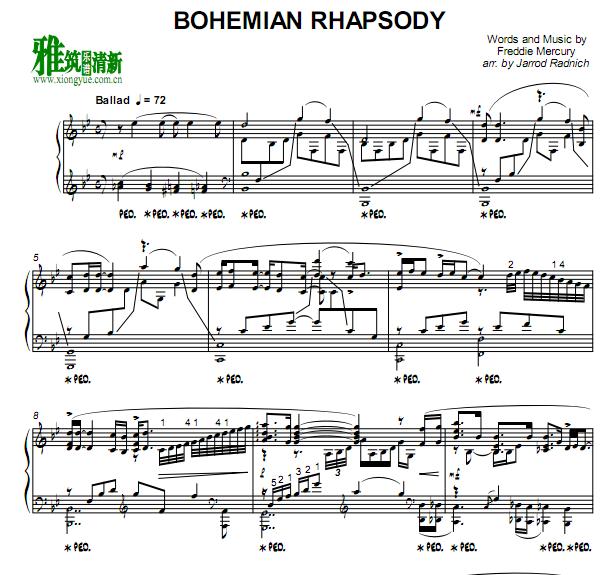 ǿ Bohemian Rhapsody ʺֶ Queen  Jarrod Radnicԭ