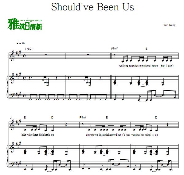 Tori Kelly - Should've Been Us  