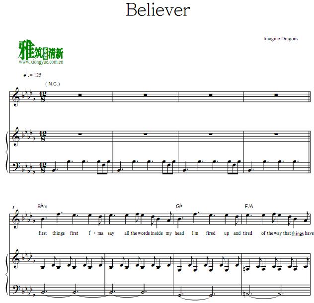 Imagine Dragons - Believerٰ