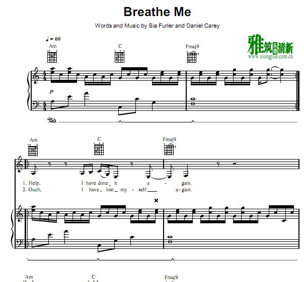 sia - Breathe me 
