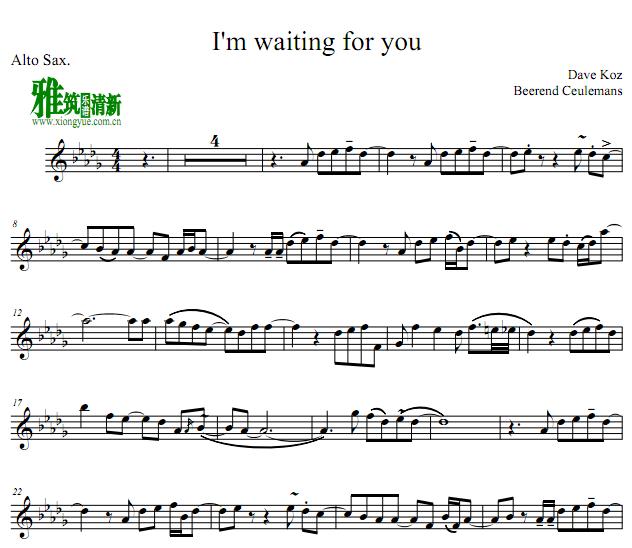 Dave Koz - I'm waiting for you˹