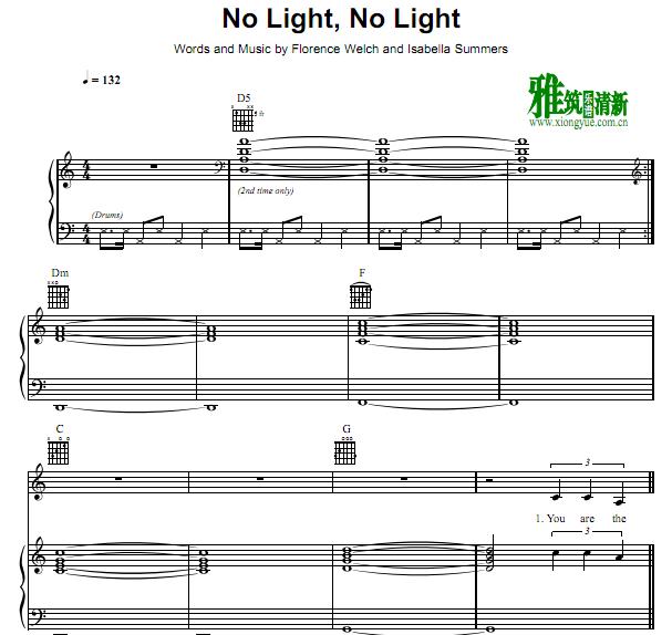 Florence The Machine - No Light, No Light