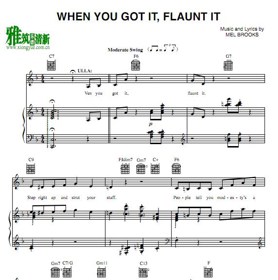 Ƽ - When You Got It Flaunt It! 