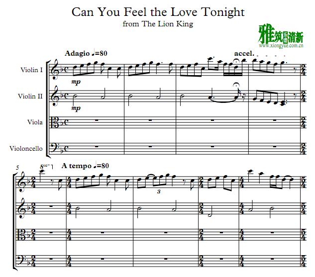 Can You Feel The Love Tonight  2