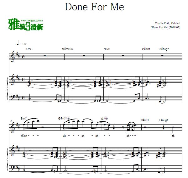 Kehlani,Charlie Puth - Done For Me ���������