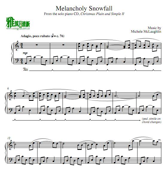 Michele McLaughlin - Melancholy Snowfall