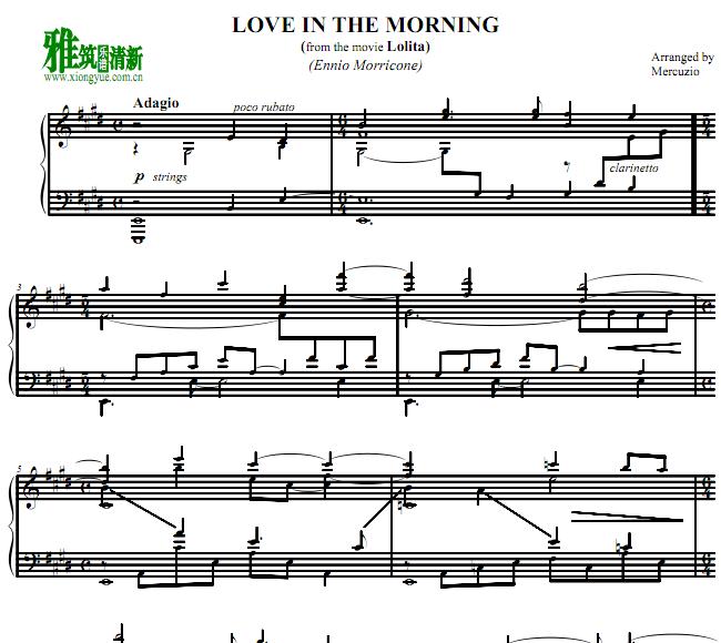 Ennio Morricone -  Love In The Morning