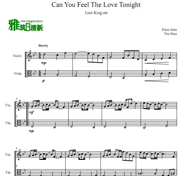 can you feel the love tonight ʨ����С���������ٶ�������