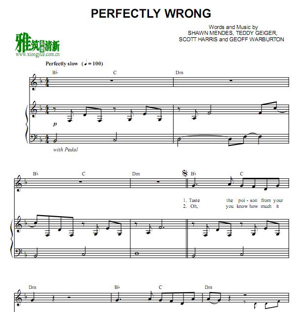 Shawn Mendes - Perfectly Wrongٰ