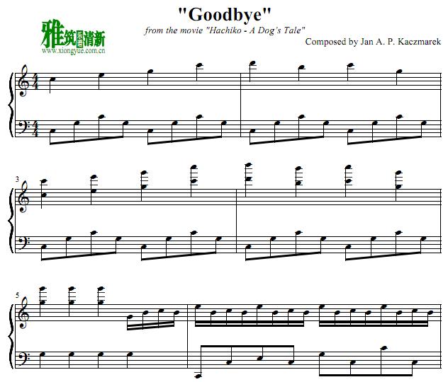 Hachi: A Dog's Tale -  goodby