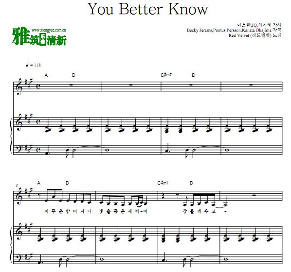 Red Velvet - You Better Knowٰ ԭ