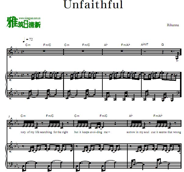 ٹ Rihanna - Unfaithful ٰ ԭ