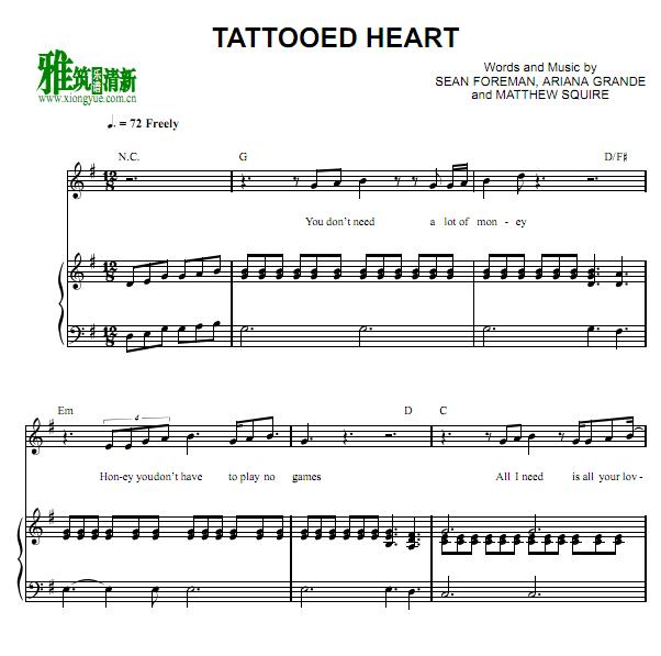 Ariana Grande - Tattooed Heart 