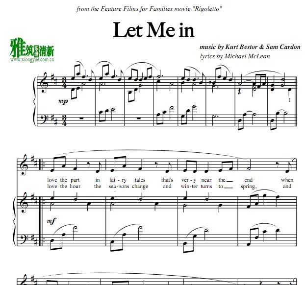 Ū��Rigoletto - Let Me In���� ����