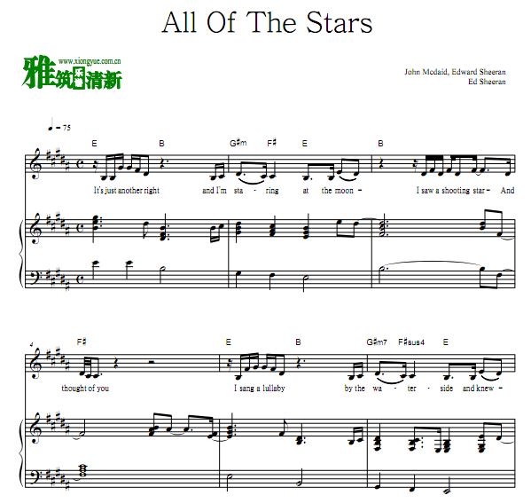 Ed Sheeran - All Of The Starsٰ ԭ