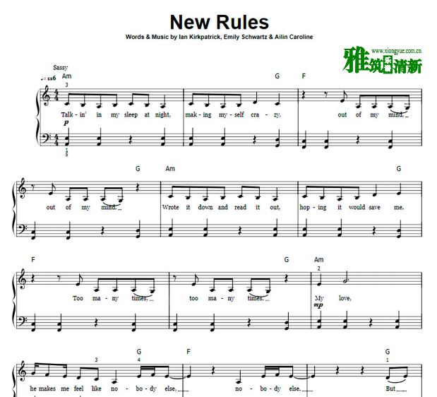 Dua Lipa - New Rules