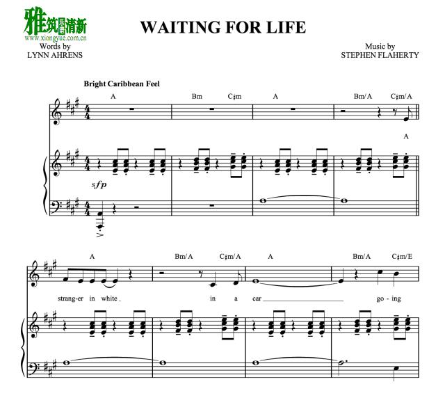Stephen Flaherty – Waiting for Life 