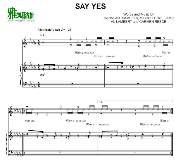 Beyonce, Kelly Rowland - Say Yes  ���ٰ�����