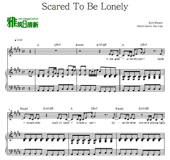 Martin Garrix, Dua Lipa - Scared To Be Lonely 