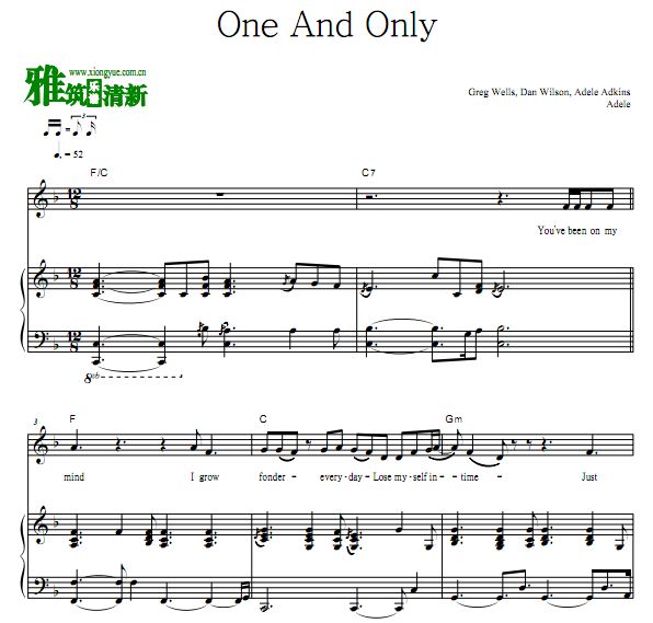 Adele - One And Only  