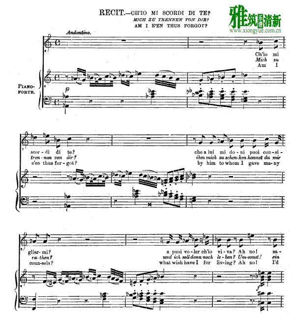 Ī Non temer, amato bene  K. 505