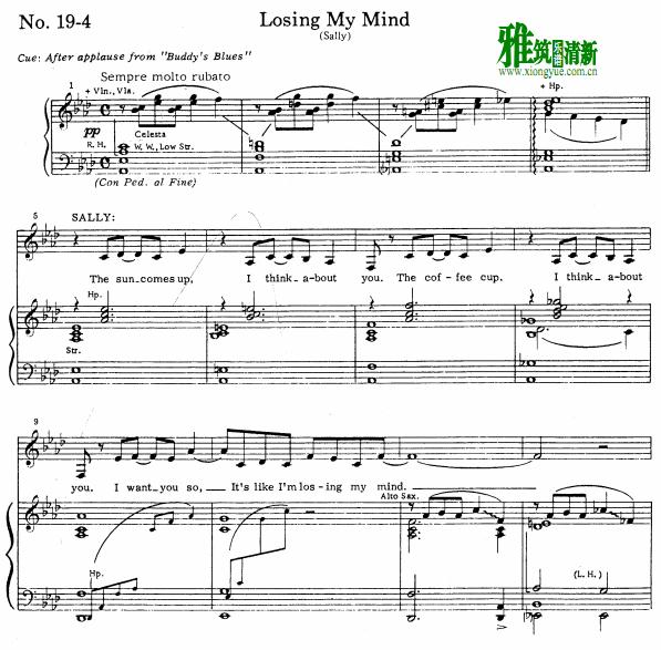 Follies - Losing My Mind 