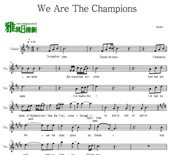 ʺֶ Queen - We Are The ChampionsС