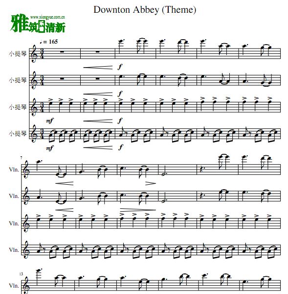 ƶׯ԰ Downton Abbey ThemeС