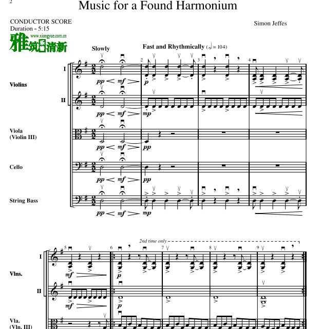 Music for a found harmoniumź