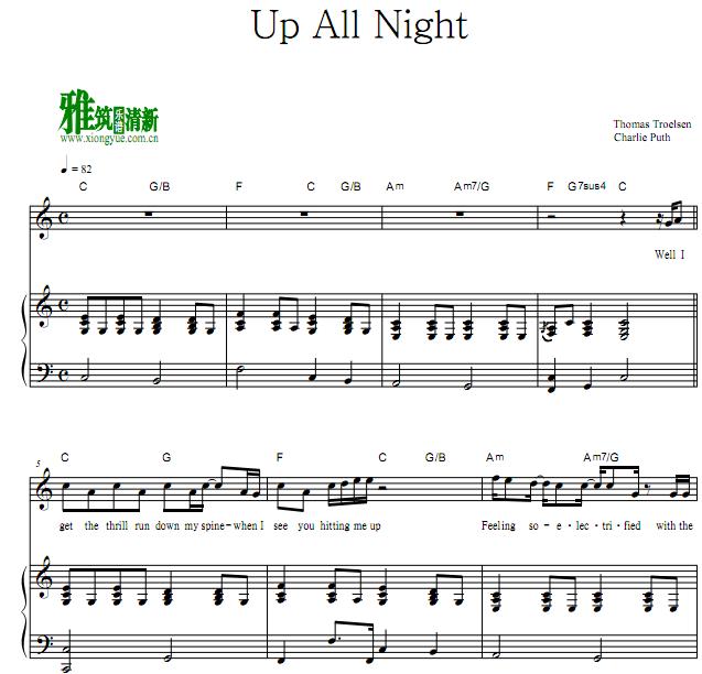 Charlie Puth-Up All Nightٰ