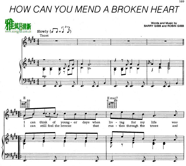 Bee Gees - How Can You Mend A Broken Heart 