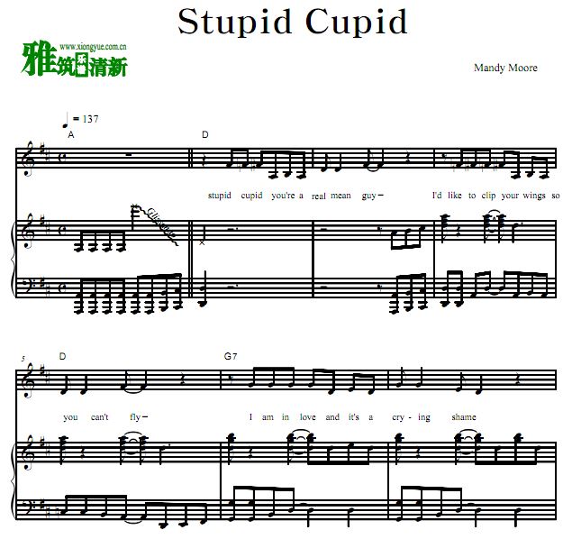 Mandy Moore - Stupid Cupidٰ  